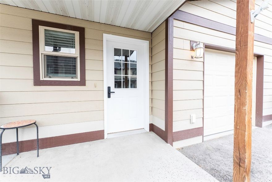 Step into this beautifully updated Belgrade condo, where modern touches meet everyday comfort. Fresh paint, new flooring, and stylish finishes throughout create a bright and welcoming feel from the moment you walk in. The kitchen shines with brand new appliances and sleek countertops, while the bathrooms feature updated vanities and glass shower panels for a clean, contemporary look. Enjoy the convenience of a private garage, brand new blinds, and a new sliding patio door that leads to a cozy outdoor space. Perfectly located near local schools, parks, shopping, and just a short drive to Bozeman or the airport, this home is ideal for anyone looking to settle into the heart of the Gallatin Valley.