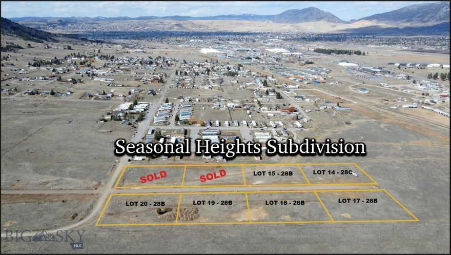Looking for a peaceful place to call home while staying close to everything you need? These 1-acre lots just south of Butte, MT, might be just what you’re looking for. With stunning views all around, you’ll have the perfect spot to design your dream home. Plus, grocery stores, shopping, and restaurants are just a short drive away—it’s the best of both worlds: privacy and convenience!
The lots have been approved for well and septic, with installation to be completed at the buyer's expense. We also offer the opportunity to meet with a builder and customize a home tailored to your preferences and lifestyle.
Don’t wait—this is a rare chance to create your ideal home in a beautiful location. Contact us today for more details!