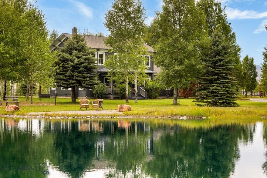 This postcard worthy farm retreat is in the scenic Paradise Valley along a beautiful section of East River Road, near downtown Livingston Montana, the Yellowstone River with the north entrance of Yellowstone National Park less than an hour away.  Privacy, location, striking views of the Absaroka-Beartooth and Gallatin mountains, the pond, approximately 640 lineal feet of Elbow Creek frontage, irrigated pasture, extensive wildlife and authentic improvements are the draw of this +/- 28-acre gem. This site features a charming, well-cared for 1996 farmhouse with 3 bedrooms and 3 baths.  Outbuildings include a 2,200-sf shop/barn with heat, electrical and plumbing constructed in 2010 offering a multitude of possibilities, a 1,224-sf 1996 built red barn with a tack room and 5 stalls, plus a turn out shed.  This property size is extremely manageable leaving ample time for fishing, wildlife viewing, hiking, skiing, biking, floating, or backpacking in the spectacular Yellowstone region. The area also offers a multitude of excellent dining, shopping, galleries, museums and entertainment options.