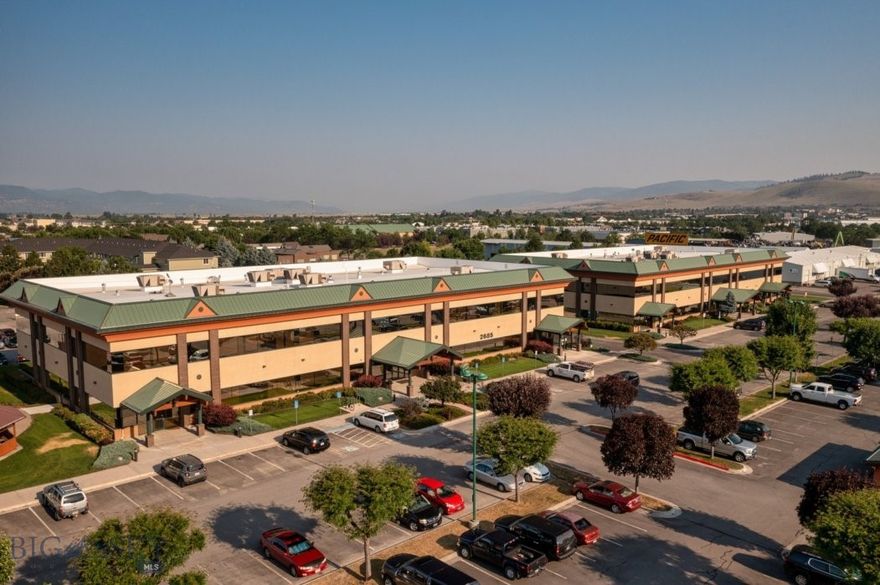 Position your business in one of Missoula’s most desirable professional parks with this premier office opportunity at Palmer Professional Park. Offering 8,500 square feet of usable space, plus an additional 1,500 square feet of shared common area, this property is thoughtfully designed to support a wide range of business operations, including tech firms, call centers, corporate offices, and professional service providers. The space features a flexible floorplan with divisibility options to accommodate various tenant needs. Expansive windows throughout the suite provide abundant natural light and scenic views. The suite is equipped with elevator access for convenience, two public restrooms, and ample parking to support both staff and visitors. Located between Broadway and Reserve Streets, the property offers excellent access to Missoula’s major thoroughfares and nearby amenities, with strong visibility and ease of transportation. Tenant improvements are negotiable, providing the opportunity to tailor the space to your specific operational requirements.