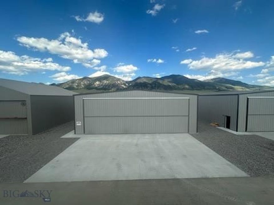 Brand-New 60' x 60' Solid Steel Aircraft Hangar Available in Ennis, Montana. This Professionally Constructed Hangar Features a 50' x 14' Electric Bi-Fold Door, Full Spray Foam Insulation and is Completely Dry Walled and Painted. Complete with Electric Heat, Plumbing Installed plus 110V & 220V Power Service. The Space is Ready and Ideal for Private Pilots, Aviation Business Use or Investors Looking for High-Quality, Hangar Space. Located at a Well Maintained Airfield with Access to a Full Service FBO and Community Lounge, this Hangar is Part of a Growing Aviation Hub in the Region.