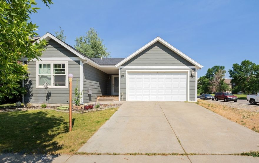 This beautiful single-level home with a fully finished basement offers both comfort and functionality. The main level features a spacious, open-concept layout with vaulted ceilings, rich wood trim, plush carpeting, and an abundance of natural light. The kitchen is outfitted with stainless steel appliances, a walk-in pantry, and ample cabinetry. You'll find three bedrooms and two full bathrooms on the main level, including a thoughtfully placed primary suite separate from the guest bedrooms. The primary retreat features a large walk-in closet, dual vanities, and a luxurious 6-foot tub/shower combo. Downstairs, enjoy a second expansive living area, two additional bedrooms, an extra flex room ideal for an office or gym, and plumbing in place for an additional bathroom. The exterior is equally inviting with a two-car garage, fully fenced backyard, a Trex deck for easy maintenance, and a beautiful stone patio for extended outdoor living.