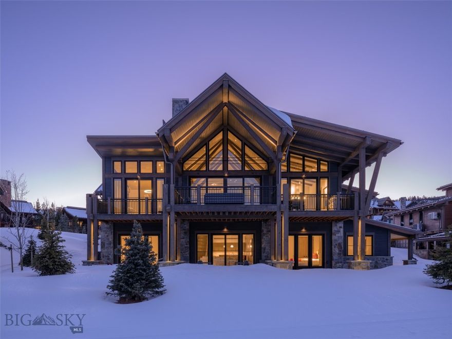 Introducing Montage Big Sky Residence #13, 218 Martingale Fork—a rare front-row offering within the ultra-exclusive Montage Big Sky Mountain Homes, where only 15 private residences exist inside the prestigious gates of Spanish Peaks Mountain Club. Ideally positioned with unobstructed views across protected open space, the #1 fairway of the Weiskopf Signature Golf Course, and the surrounding mountain ranges, this home is among the most coveted settings in Big Sky.

Designed across multiple levels, the fully furnished, turn key residence blends timeless alpine architecture with refined mountain-modern finishes. Expansive living spaces and soaring ceilings create an atmosphere of effortless elegance, while the open-concept great room—anchored by a dramatic stone fireplace—flows seamlessly into the chef’s kitchen with premium appliances, an oversized island, and exceptional entertaining space.

Multiple private bedroom suites provide comfort and seclusion, complemented by spa-inspired baths featuring custom granite and elevated fixtures. The lower level offers a welcoming secondary lounge, fireplace, wet bar, and flexible areas ideal for media, recreation, or quiet retreat.

Crafted for elevated year-round mountain living, the home includes a dedicated mudroom, generous storage, and a private ski room/wellness area with sauna—perfect after a day on the slopes.

Owners enjoy direct ski access to Big Sky Resort and Montage Big Sky’s ownership program, offering you a private concierge, world-class dining, spa, fitness, and curated outdoor adventures. Whether as a primary residence, mountain escape, or legacy retreat, Residence #13 delivers an unmatched blend of exclusivity, service, and mountain slope side setting.

Key Highlights

218 Martingale Fork #13 — Montage Mountain Home

Front-row positioning with protected, unobstructed views

Overlooks open space + #1 fairway of Weiskopf Signature Golf Course

Sweeping mountain panoramas year-round

Ski-in/ski-out access to Big Sky Resort

Great room with dramatic stone fireplace, 3 indoor fireplaces, 1 outdoor firepit

Chef’s kitchen with Wolf/SubZero appliances + oversized island

6 guest suites with spa-inspired bathrooms

Lower-level lounge, wet bar, media/recreation flexibility

Private ski room/wellness area with sauna + outdoor hot tub

Golf or Ski/Social membership required; application, approval, and deposit due no later than closing.