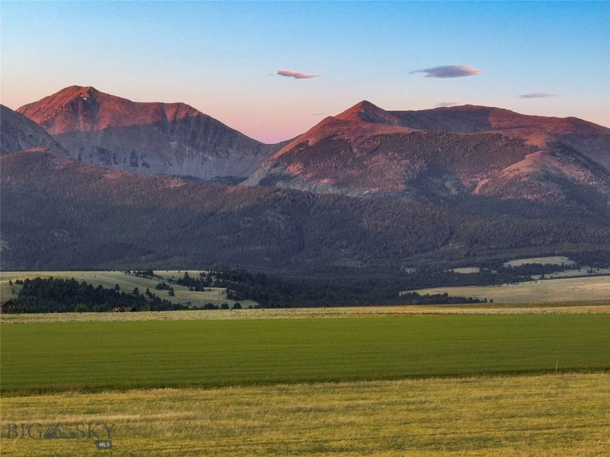 82+ acres of pristine and unspoiled rolling farm ground just east of Clyde Park very near the base of the Crazy Mountains with exceptional views every way you look.  Surrounded by large land holdings, including the Crazy Mountain Ranch (20,000+ acres) those views are unlikely to change! The setting sun paints the mountains in vivid multi-color arrangements which are never the same twice.  This is your chance at an "end of the road", rare opportunity for a small farmstead or ranch.  A new planting of wheat coming soon but imagine returning the fields to native grasses and flowers.  Bring your horses so you can head into the "Crazies" for an incredible backcountry adventure. Next head down to the Shields or Yellowstone Rivers for exceptional boating and/or fishing. Clyde Park can cover many of your needs and with less than 25 minutes to Livingston you can take advantage all a small Montana town has to offer, including restaurants, shopping, and entertainment.  To the west are the Bangtail, Bridger and Gallatin Mountain ranges with the very popular Bridger Ski Area tucked in there.  The wildlife is as abundant as it is diverse and can all be seen on the property. This is an opportunity to experience the Montana you have dreamed about.