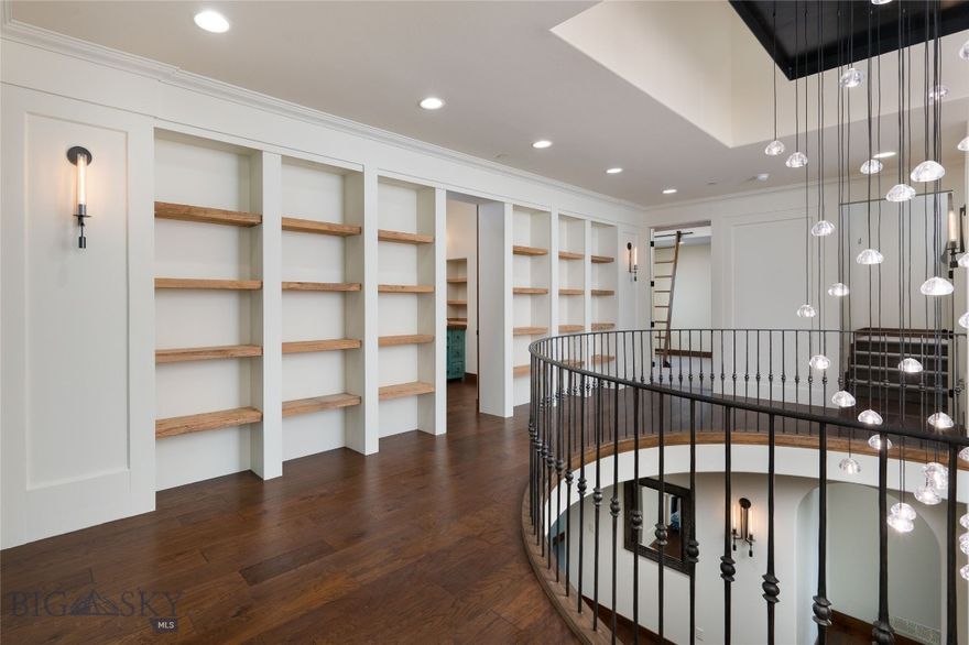 This stunning custom home boasts 5,398 SF with 4 bedrooms, 3 baths, a gourmet kitchen, expansive master suite, gorgeous wood floors, decorative tile, upgraded stainless steel appliances, custom cabinetry, breakfast nook and so much more. Take in the breathtaking circular staircase with a timeless elegance as you enter the home. Interior rooms extend effortlessly to the outdoor entertaining areas with mesmerizing mountain views. Situated on 1.5 acres only moments from downtown Bozeman makes this dream property in a class of its own.