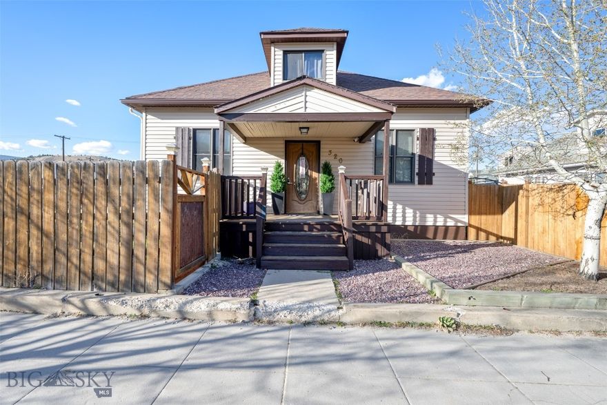 Beautifully renovated 3,312 sq ft home situated on a rare 11,500 sq ft property just blocks from downtown. This unique offering includes three city lots, with two combined into a spacious double lot (320 W Park) where the home sits, and a third separate lot (318 W Park), currently being used as private yard space, that remains buildable—offering excellent potential for an additional home, guest house, or investment opportunity. This move-in-ready property blends classic character with modern updates, featuring a stunning, highly sought-after kitchen and formal dining room just off the kitchen—perfect for entertaining. The main floor includes a spacious primary suite with a bathroom and spa-inspired walk-in shower, plus an office or bonus room. Upstairs offers two large bedrooms and a half bath. The finished basement includes a large laundry room, abundant storage, and two additional egress bedrooms—currently used as a family room and craft space. Enjoy a walk-out deck off the kitchen, paved off-street parking, and a private fenced yard with underground sprinkler systems servicing both yard spaces. An outdoor wood-burning system provides efficient primary or supplemental heat for the home. 
Rare space, flexible lot configuration, and a prime location—don’t miss this one!