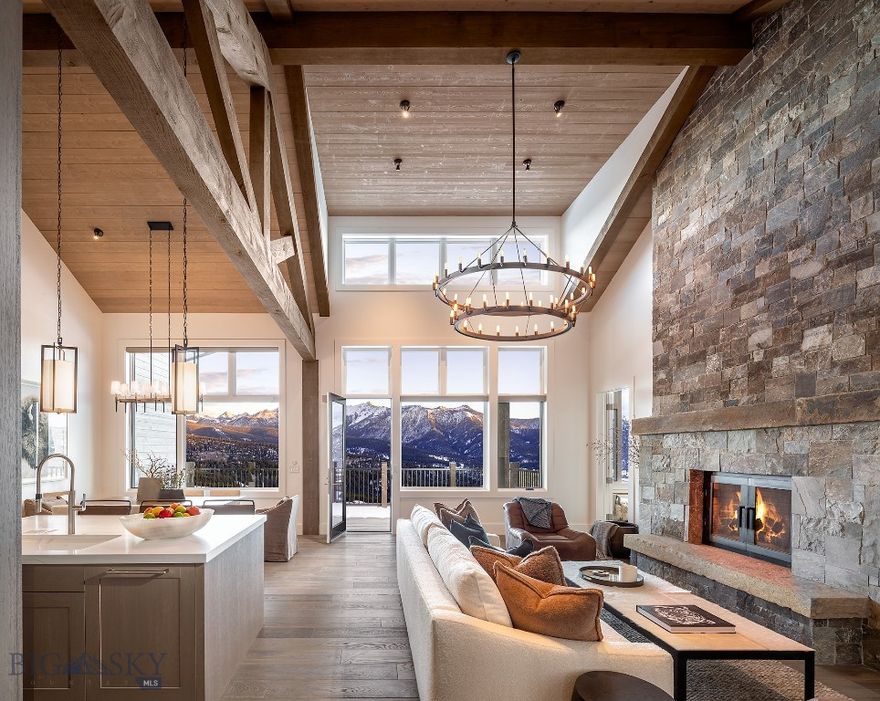 Welcome to Inspiration Point at Spanish Peaks Mountain Club, boasting the best views in Big Sky. Step into Residence 12C, offered furnished by Gallatin Valley Furniture and Design. This residence is a 5 bed, 6 bath, 4,146+/- sq. ft modern mountain retreat that seamlessly blends comfort and nature. Located within the exclusive Spanish Peaks Mountain Club, this exceptional home offers panoramic views of Lone Mountain and the Spanish Peaks. Boasting vaulted ceilings and a covered balcony and patio, an open concept kitchen with high-end appliances, walk-in closet off the primary bedroom, wet bar on the lower level, hot tub, and large flex room suited to let your imagination run with possibilities, this residence is one you'll want to visit.
 
This unit is ideally situated next to the new Par 3 golf course, Tom's Ten, and is surrounded by a vast network of trails perfect for hiking and mountain biking. As a member, you’ll enjoy access to an array of amenities, including alpine and Nordic skiing, snowshoeing, horseback riding, fly fishing, and guided tours of the Greater Yellowstone area. Indulge in spa treatments and fine dining, all just a minute’s drive from your door. After an exciting day outdoors, unwind at the member Clubhouse or Montage Big Sky, or cozy up by the fire in your stunning home.
 
With a classic warm finish package, Residence 12C provides a welcoming atmosphere. Embrace the perfect blend of luxury and outdoor adventure at Inspiration Point.