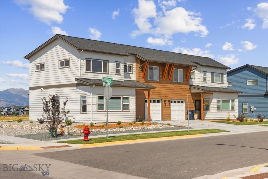 Brand-new town home in a terrific neighborhood close to MSU, Ferguson Farms' restaurants, Town & Country, Whole Foods, Ridge Athletic Club, schools, parks and more. The well-designed floor plan features the kitchen with solid surface countertops, dining, living room, and half bath on the first floor. The primary bedroom on the second floor has an en suite bath with a double vanity, shower/tub, and an oversized walk-in closet. The other nice-sized bedrooms share a full bathroom just off the hall. The laundry room, with space for a non-stacking washer and dryer are conveniently located on the second floor. There is a bonus area which could serve as a home office, exercise equipment space or children's play area.