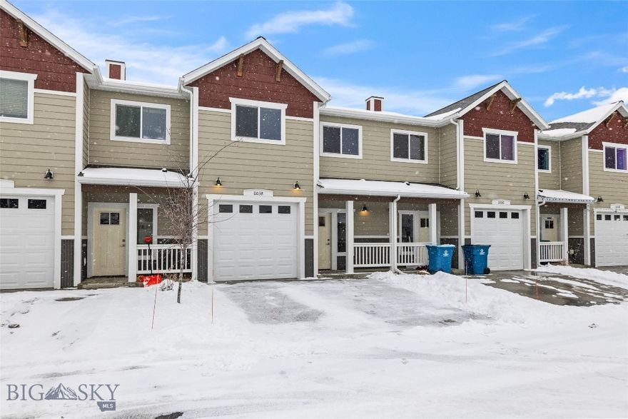 Welcome to this inviting 3-bedroom, 2.5-bathroom condo perfectly situated in the heart of Bozeman. The main level features laminate wood flooring throughout, a cozy gas fireplace, a functional kitchen with adjoining dining area, a convenient half bath, and direct access to the attached one-car garage.

Upstairs, you’ll find a spacious primary bedroom with an ensuite bathroom, two additional bedrooms, a full bath, a dedicated laundry area, and a versatile loft/living space ideal for an office, media area, or playroom.

This condo offers exceptional convenience with its central location—providing quick access to Montana State University, local shopping and amenities, and Yellowstone International Airport. Whether you’re seeking a full-time residence or an investment property, this home delivers comfort, practicality, and unbeatable convenience in one of Bozeman’s most desirable areas.