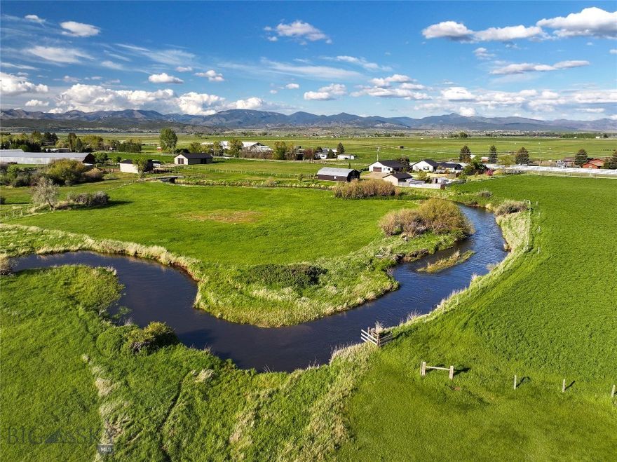 Located only minutes from downtown Helena lies 39 +/-  acres for you to enjoy country living in a surprisingly close proximity to town amenities. This beautiful property, set in a very comfortable rural setting, features a 2,070 sqft home with beautiful documented gardens, a 44’ x 48’ shop/garage with art studio, multiple outbuildings and over a half mile of Prickly Pear Creek for you to enjoy. 
The 3BD/2BA home, originally built in 1934, was completely remodeled in 2017. This single level home features mostly original oak hardwood floors, a new Bridger Steel roof, new Pella windows and doors, as well as Trex decking. In company with the well-manicured lawn, the home is surrounded by gardens not to mention the 2 seasonal bunkhouses that provide added sleeping and entertaining areas. Amongst the gardens are multiple lounging areas to sit and enjoy the stunning views of Montana. For the green thumbs this property also features a garden with three greenhouses providing plenty of space to get an early start on the spring growing season.
Agricultural and equine enthusiasts will delight in the productive irrigated pastures that are crisscrossed by Prickly Pear Creek amidst the back drop of the Elk Horn, Big Belt, Boulder, and Rocky Mountain ranges. In total the property is fenced off into 6 pastures varying from barbed wire to continuous fence.
Whether your interests lie in agriculture, horses, or recreation this property provides room to roam and store all of your equipment/toys in a close proximity to all the Helena Valley has to offer.