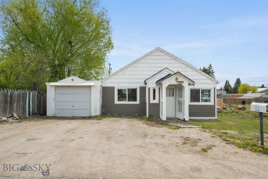 Welcome home to this updated 3-bedroom, 1-bath home that blends modern touches with cozy charm. Step inside to discover a stylishly renovated kitchen and fresh new flooring. Upstairs offers two comfortable bedrooms and a full bath, while downstairs features a spacious non-conforming bedroom, laundry area with washer and dryer, and an additional storage room. Large, private backyard, a new roof, updated fans, and thoughtful upgrades throughout mean this home is move-in ready. The one-car garage includes a separate storage room behind it for even more space.