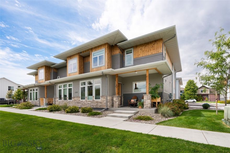 This well-maintained, two-level end-unit condo offers an ideal combination of comfort, convenience, and low-maintenance living—perfect for buyers seeking a lock-and-leave condo in Bozeman or a comfortable primary residence in an established neighborhood.

The HOA handles exterior maintenance, landscaping, snow removal, and common areas, making this home an effortless option for full-time residents, second-home owners, or busy professionals. Tucked into a beautifully landscaped setting with an adjacent walking trail, this condo provides easy access for daily strolls, pet walks, or light exercise.

As an end unit, the home features additional windows and natural light throughout. The main level offers a cozy living room with a gas fireplace, a convenient half bath, and a well-appointed kitchen designed for both everyday living and entertaining. Direct access to the attached two-car garage adds everyday convenience and secure storage.

Upstairs, the thoughtfully designed layout includes a spacious primary suite with a large closet and a nicely appointed ensuite bathroom with a walk-in shower. A second bedroom, dedicated office space, full bathroom, and upstairs laundry room create flexible living options for guests, remote work, or long-term comfort.

Located in a desirable Bozeman neighborhood with mature landscaping, sidewalks, trails, and good lighting, this condo is just minutes from 19th Avenue, offering quick access to Bozeman Health Deaconess Hospital, Montana State University, shopping, restaurants, and essential services.