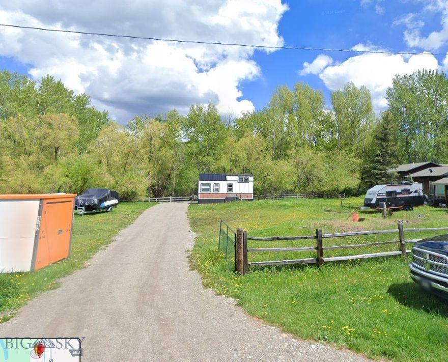 Experience the tranquility of this unique .585-acre parcel, where the soothing sounds of Bozeman Creek create a serene atmosphere. This rare opportunity offers a peaceful retreat just minutes from the lively center of downtown Bozeman. With its ample size, this lot presents endless possibilities for designing your ideal two-bedroom, two-bathroom home, whether you dream of a sleek modern design or a charming rustic escape. Surrounded by natural beauty and conveniently located near local amenities, this property invites you to embrace a lifestyle of both relaxation and convenience. Take advantage of the chance to make this picturesque setting your own. Additionally, consider acquiring the adjacent property with a home and lot to the west (see MLS 399185 or MLS 399174 for more information)