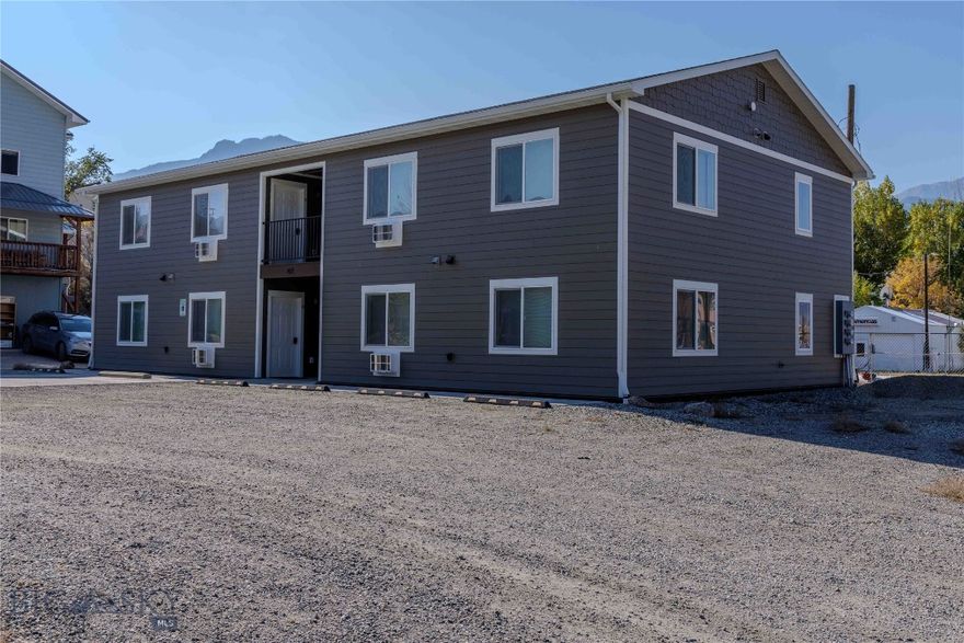 A remarkable opportunity to own a thriving VRBO business! This property's proximity to Yellowstone National Park, along with its modern amenities and accessibility features, makes it incredibly attractive for both short-term vacation rentals and long-term leasing. The fact that it was built recently in 2020 and is already fully furnished and equipped adds to its appeal as a turnkey investment. Being located just steps away from the Yellowstone River, Roosevelt Arch, and the north entrance to Yellowstone provides a unique advantage, as it allows guests and tenants to easily access the park's attractions and activities throughout the year. Additionally, the property's ADA compliance ensures inclusivity and broadens its potential clientele. Considering the increasing popularity of vacation rentals, especially in areas close to national parks, this property holds significant potential for generating substantial income and providing guests with memorable experiences. With its four well-designed units and prime location, it's undoubtedly an exciting prospect for anyone looking to invest in the hospitality or real estate industry.