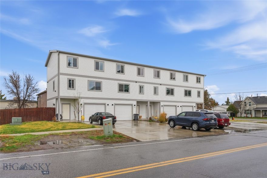 Exceptional investment opportunity in the heart of downtown Belgrade! This newer fourplex, built in 2023, offers four spacious units, each featuring 3 bedrooms, 2.5 bathrooms, a private laundry room, and an attached one-car garage. The property is fully rented, with three units leased at $2,375/month and one at $2,200/month, providing immediate income. Being newer construction helps with minimal maintenance and its downtown location makes it close to local amenities, shopping, dining, parks and commuting routes. This turnkey fourplex presents an excellent opportunity for both seasoned and first-time investors.