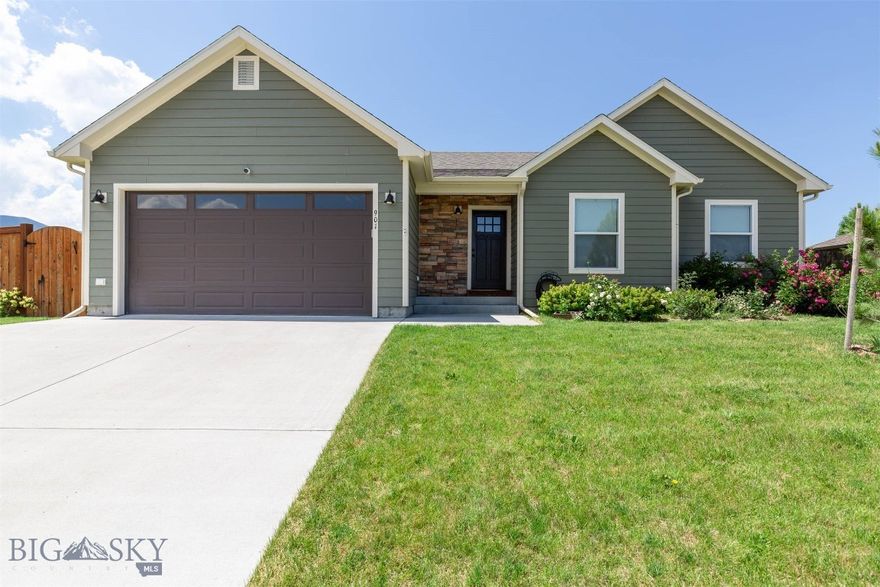 Charming One-Level Move-In Ready Home with a Garden Oasis. This beautifully maintained one-level home offers 3 spacious bedrooms and 2 full bathrooms, thoughtfully designed for comfort and convenience. You'll find hardwood and tile flooring throughout the main living areas, with cozy carpet in the bedrooms. The living room boasts stunning vaulted ceilings and a warm gas fireplace—perfect for chilly winter nights—while central air keeps you cool during the hot summer months. The spacious primary suite features a walk-in closet, double vanity, and a walk-in shower. The functional kitchen is ideal for everyday living and entertaining, with a large pantry, an eat-at counter, and a generous dining area. Step out from the dining room onto a covered patio and enter a gardener’s dream. This private backyard oasis is filled with low-maintenance, blooming perennials that provide color and beauty from spring through fall. Enjoy fragrant lilacs, vibrant roses, lush peonies, and so much more as the landscape transforms into your personal retreat. Don't miss your chance to own this inviting home that blends indoor comfort with outdoor serenity!  SELLER NOW OFFERING A $5,000 CREDIT AT CLOSING towards buyers' rate buy down and/or closing costs.