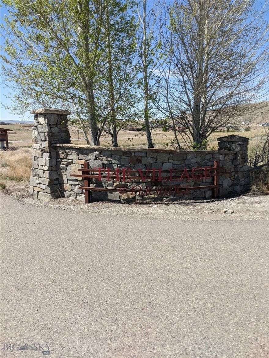 Looking for a quiet spot to build your new home and some space from your neighbors? Look no further then the Village at Elk Ridge. Paved roads lead to and run throughout this developed community. Enjoy the spacious community park with a covered gazebo and picnic area where you can watch the kids or adults play on the baseball field, soccer field or basketball court. There is also a walking trail for any active resident. You're perfectly centralized to run anywhere with short drives to Bozeman, Butte or Helena for anything you can't get locally in Three Forks. An outdoor paradise awaits the purchaser of this lot. List of things close: Copper City Mountain Biking Trails, Headwaters State Park with walking and biking trails, Rivers: Jefferson, Madison and Gallatin, Canyon Ferry Reservoir, Bridger Ski Resort and Big Sky Ski Resort.