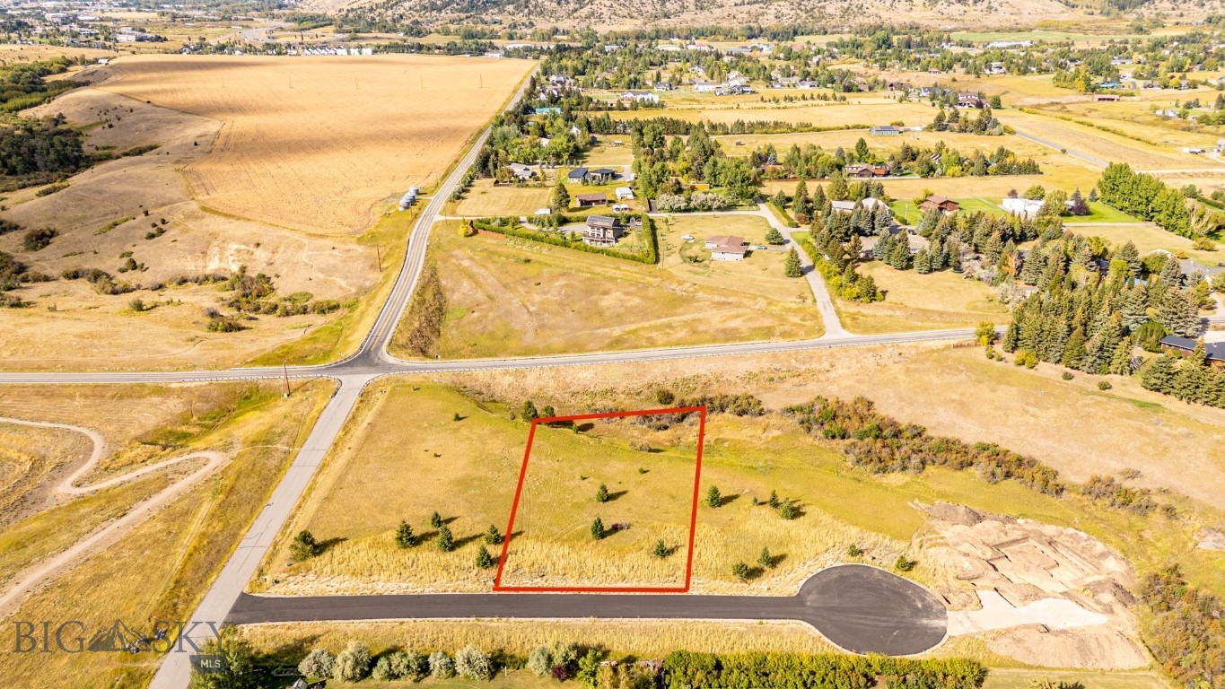 A Rare South Bozeman Lot with Unmatched Views & Ideal Setting  |  Discover a serene acre-plus homesite in South Bozeman that perfectly balances convenience and natural beauty. With a level building envelope, coveted southern exposure, and sweeping Bridger Mountain views, this property offers the perfect canvas for your dream residence. Located just 5 minutes from downtown Main Street and within easy reach of Bozeman Deaconess Hospital, Montana State University, and an extensive network of scenic trails, it provides seamless access to year-round recreation, cultural amenities, and everyday essentials. Enhancing its appeal, the sale can include architect-designed house plans, allowing you to step confidently into the building process with a thoughtfully envisioned design already in hand. This added value accelerates your path to construction while still leaving room for your personal touch. Nestled among a few intimate yet spacious parcels and dedicated open space, the lot offers both privacy and a strong sense of community. Whether you imagine mornings spent soaking in mountain vistas or afternoons adventuring in the outdoors, this property delivers a lifestyle where Montana’s wild beauty and Bozeman’s urban conveniences meet in harmony.