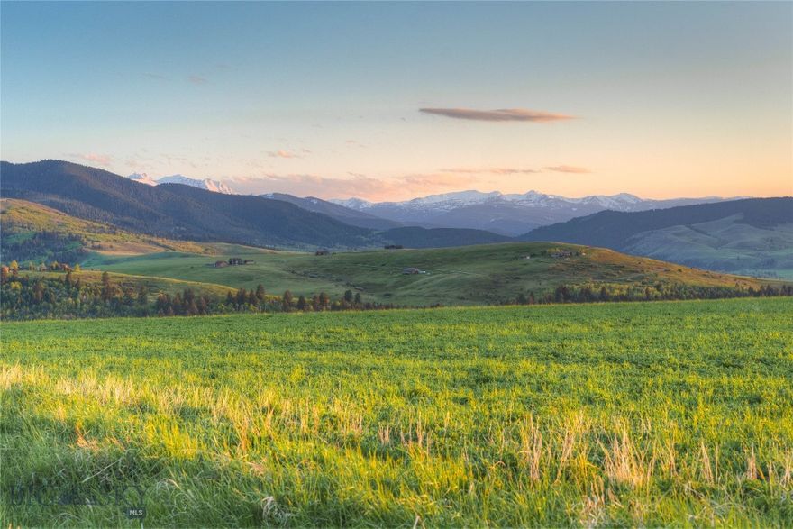 Welcome to one of the most stunning parcels in the exclusive, gated 7 Ranges community — a peaceful enclave perfectly positioned between Bozeman and Big Sky. This exceptional lot offers 360-degree views of the Gallatin Valley and the surrounding mountain ranges, creating an awe-inspiring backdrop for your Montana dream home.

Nestled in a serene and scenic setting, this acreage is a haven for wildlife and outdoor enthusiasts alike. The upper portion of the property is relatively level, providing multiple easy-access building sites. Meanwhile, the southern section gently slopes, offering enhanced privacy from neighboring parcels.

Conveniently located just a few miles from Little Bear Forest Service access, this property is your gateway to countless recreational opportunities — from hiking and horseback riding to backcountry adventures. Whether you're seeking proximity to the vibrant culture and amenities of Bozeman, or the world-class skiing, fishing, and wilderness of Big Sky and the Greater Yellowstone region, this location delivers the best of both worlds.

Don’t miss this rare opportunity to own a premium lot in one of Montana’s most picturesque and private communities.