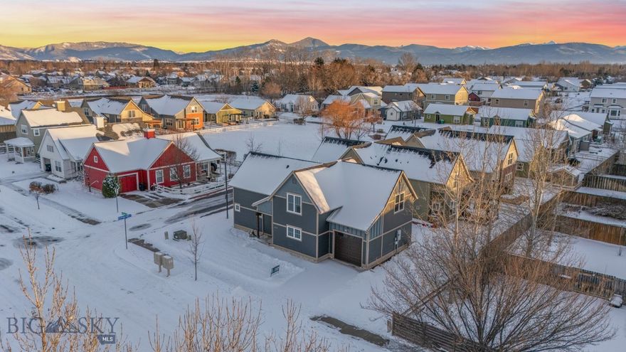 Craftsman-Style Standalone Condo | On Park Space | Lives Like a Single-Family + No Snow Removal 

Live just down the street from Bozeman's 100-acre Regional Park, complete with sledding hills, a dog park, walking trails, and winter cross-country skiing. This standalone craftsman-style condo offers the curb appeal and privacy of a single-family home with the ease of low-maintenance living. Right across the street, enjoy a beautifully maintained 0.62-acre neighborhood park, plus additional green spaces just a block away—perfect for morning strolls or pup playdates.

Inside, you’ll find a main-level primary suite, cozy gas fireplace, and open-concept kitchen/dining/living area with stainless steel appliances, granite countertops, and pantry. Upstairs includes two guest bedrooms, a full bath, and a flexible bonus space for an office or guest suite. A half-bath on the main level adds everyday convenience.

This condo must be owner-occupied, ensuring a stable, community-focused environment—not a revolving door of renters. HOA services include lawn care, snow removal, and sidewalk/driveway clearing—ideal for lock-and-leave living. Bonus: attached garage, mountain views, quiet street, and fantastic access to Bozeman's best parks. (4TH BEDROOM DOES NOT HAVE A CLOSET + ALL PHOTOS WITH FURNITURE HAVE BEEN VIRTUALLY STAGED)