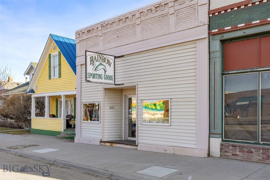 This price if for the Commercial  Building with attached residential property nestled in the historic town of Anaconda, Montana. Just 15 minutes away from Georgetown Lake, Discovery Basin Ski hill and Old works Golf Course designed by Golf Legend Jack Nicklaus. This property offers 3 levels of both spacious and bright rooms.  The top level would be the residential living and it offers two bedrooms with a large walk in closet off the main bedroom, a living room, full bath, kitchen and hall with storage. This level does go outside to the back onto a large deck into a backyard with a beautiful storage shed from Montana structures.  The refrigerator, stove, and the microwave are included with this property. The storefront level is a beautiful, clean and spacious store with ample storage. This storefront has access to Park Street and offers many opportunities for the business enthusiast. The basement level is spacious with storage and a bonus room that can be used as an office. Area has a half bath along with the washer and dryer, The plumbing is updated. Also electrical and windows have been updated. The electrical has two services. One for the house and one for the store. The hypalon roof is about 10 years old and The forced air heating system has been updated as well within the last 5 years. Anaconda offers many year-round activities just minutes away from your front step. Local favorite Washoe Park is walking distance for your favorite activities. SHOP CONTENTS VALUED AT $30,000 AND CAN BE SOLD SEPARATELY.