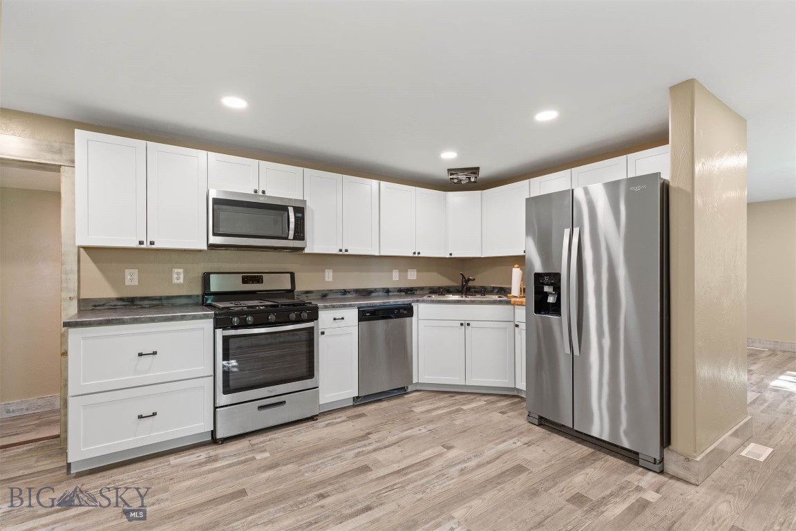 Completely Renovated De-Titled Manufactured Home with Modern Finishes in Three Forks, Montana!
Just in time for the best rodeo weekend in 3 counties.
Welcome to 416 W Adams Street — a beautifully remodeled 3-bedroom, 2-bathroom home offering modern comfort and functionality. This single-wide residence has been fully gutted and professionally renovated from the ground up. Enjoy peace of mind with brand new insulation, siding, sheetrock, new and fresh interior paint, and upgraded bathrooms and kitchen. Plush new carpeting extends throughout the home, creating a warm and inviting atmosphere.
Step outside to a spacious carport and a 12’ x 20’ storage shed, providing ample space for vehicles, toys, and equipment. The property boasts abundant off-street parking and is surrounded by mature, full-grown trees, offering natural shade and privacy. Underground sprinklers, lawn and landscaping come included with this property.
Located in the charming community of Three Forks, this move-in ready home combines quality craftsmanship with manageable living. Whether you’re looking for your first home, an investment property, or a peaceful retreat,
416 W Adams Street is a must-see!