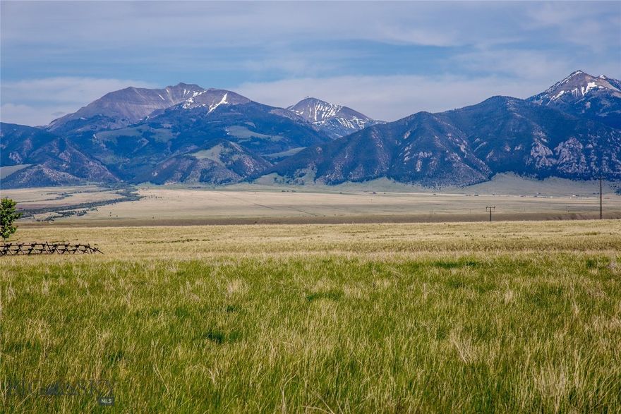 Set against a protected ranch under conservation easement, this 7.4± acre parcel is arguably one of the most desirable in Pronghorn Meadows. The lot offers unobstructed views of the Madison Range and is located adjacent to a wildlife corridor—frequent antelope sightings make this property truly special.
The land is level, build-ready, comes with DEQ approval, fiber optics already to the lot, and power is available in the area. Pronghorn Meadows is a thoughtfully planned community with lot sizes ranging from 1 to 20 acres and covenants that protect long-term value. Amenities include a community equestrian facility—ideal for boarding your horse at a minimal cost—and a clubhouse available for private events and mail services.
Located just 10 minutes from Ennis, this property provides access to all the beauty and recreation of the Madison Valley. The world-renowned Madison River, a blue-ribbon trout fishery, is minutes away, and Bozeman and Yellowstone National Park are each about an hour’s drive. A rare opportunity to own a prime piece of Montana in a well-established development