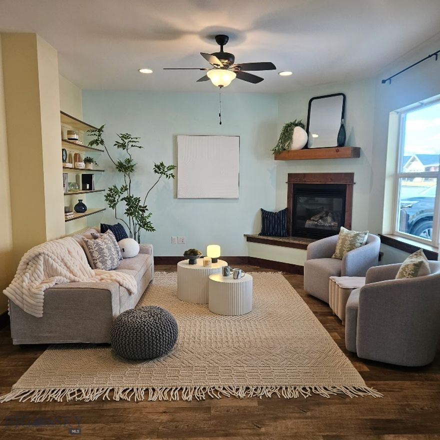 Move-in ready and ideally located in Bozeman, 24 Red Rock Court offers a bright and functional 4-bedroom, 2.5-bath layout with a main-floor primary bedroom and an additional upstairs living space perfect for guests or relaxing. The home features thoughtful modern upgrades including solar panels and an electric car charger in the garage, while the fully fenced backyard, covered patio, and south-facing upstairs deck provide inviting outdoor spaces to relax or entertain. With its clean, well-maintained interiors and a floor plan that balances convenience and comfort, this property is ready for its next owner to settle in and enjoy.