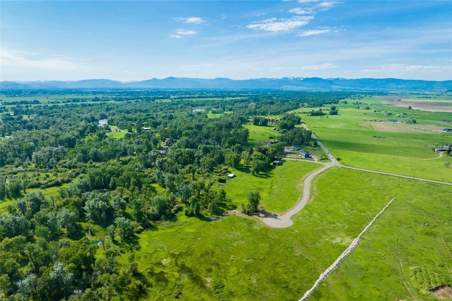 Introducing River Road Estates, Bozeman's newest luxury home community. Bring your horses and soak in the riparian landscape and
commanding views surrounding. These homesites enjoy ample acreage, as well as the ability to build secondary structures like a shop or guest
home (restrictions vary). A local, renowned builder is ready to break ground right away, making this a rare and exciting opportunity! Supreme location
just moments from the banks of the world-renowned Gallatin River and minutes from downtown Bozeman, Yellowstone International Airport, and
all the recreational opportunities Montana is known for. Lot 2 boasts 3.71 acres of level space, 360° views, as well as the ability to add a
secondary structure and have up to 3 horses.