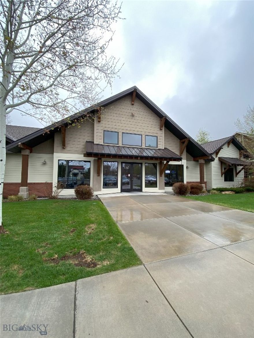 Excellent office right off West Oak Street. It is about 10 minutes to many locations in Bozeman. Consists of reception area, two offices and conference room. Suite shares common area bathrooms. Space available by 2/1/25.