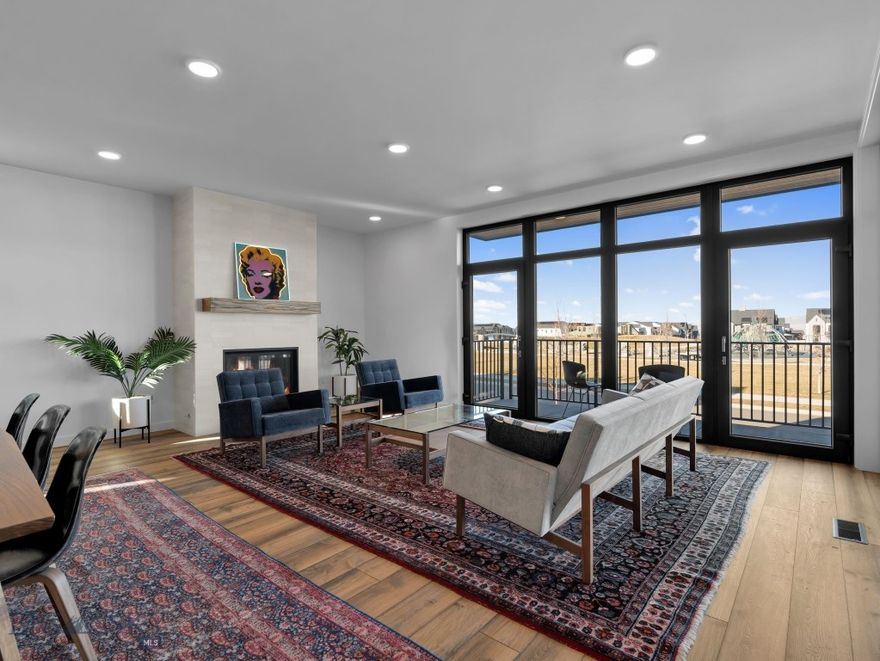 A modern masterpiece that seamlessly blends cutting-edge building technology with thoughtful, contemporary design. This 4 bedroom, 3.5 bath home offers exceptional flexibility, featuring two primary suites and a spacious main-level bonus room ideal for a home office, gym, or additional living space.

An attached 847± sq ft ADU with a private entrance presents a rare opportunity for supplemental income, extended guest accommodations, or a caretaker’s residence. Floor-to-ceiling glass in the living room frames north-facing views of the Bridger Mountain Range, with a direct sightline to the iconic “M”, all while overlooking the 4+ acre Gran Cielo Park in South Bozeman—creating a rare sense of openness and connection to nature.

The upstairs primary suite is a true retreat, highlighted by vaulted ceilings, a generous walk-in closet, and a full wall of windows—perfect for taking in mountain light by day and Montana’s star-filled nights.

Located in one of Bozeman’s premier communities, Gran Cielo offers immediate access to outdoor recreation, Montana State University, schools, shopping, and vibrant downtown Bozeman. Come experience why Gran Cielo continues to be one of the most sought-after places to call home.