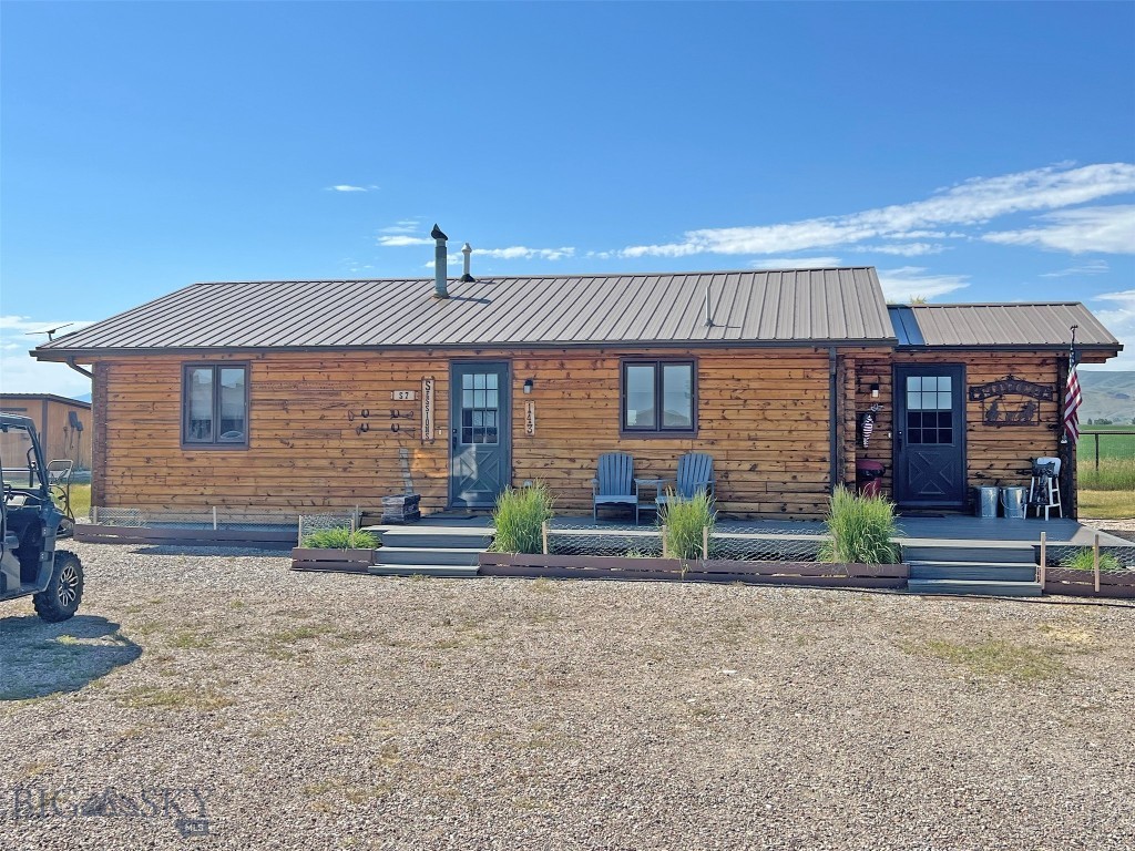 Pristine horse property with thoughtful attention to every detail. This immaculate listing has a beautiful 2 bed 1 bath home with front deck and back patio areas. The uninhibited views of farmland, valley and surrounding mountain ranges place you in a country setting most folks can only dream of. From your patio enjoy a cup of coffee while literally watching the "deer and antelope play". This gem of a property boasts a new horse barn with tack room and shoeing pad. The property is perimeter fenced with steel pipe and net wire. There are 4 horse shelters with galvanized panels outlining the 4 horse runs. Automatic waterers to each horse run keep things streamlined and easy. Two 40' foot storage containers each have electricity and provide incredible storage and work areas. The storage shed in the yard keeps all of your lawn and gardening tools under cover. There are two wells and two septic tanks with drain fields on the property. The additional well currently has a submersible pump and is used to keep the grass green and vibrant. This second well and septic allow you an option for an additional build if desired and already has 200 amp service available and no restrictive covenants to hamper your style! This is a must see to truly appreciate the work and care that has went into this beautiful property.
