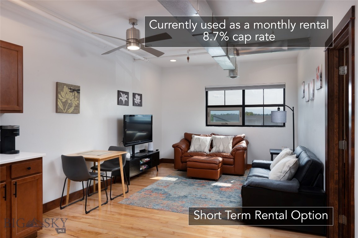 Discover an incredible opportunity in the sought-after River Rock neighborhood! This charming 1-bedroom, 1-bath condo offers everything you need for comfortable living—or a profitable rental. Featuring beautiful hardwood floors and solid hardwood doors throughout, the home feels warm and inviting. Recent upgrades include a brand-new washer and dryer and a new range, making it move-in ready.
Enjoy the neighborhood’s scenic trails and pond, or take advantage of the prime location—just steps from Pops Country Store, close to the Cove Athletic Center, and with quick access to the highway. The condo also boasts picturesque mountain views, perfect for enjoying morning coffee or evening sunsets.
With the ability to short-term rent and an impressive 8.7% cap rate (currently rented on a monthly basis), this property is an ideal option for investors or anyone looking for a low-maintenance home with income potential. Property being offered fully furnished.