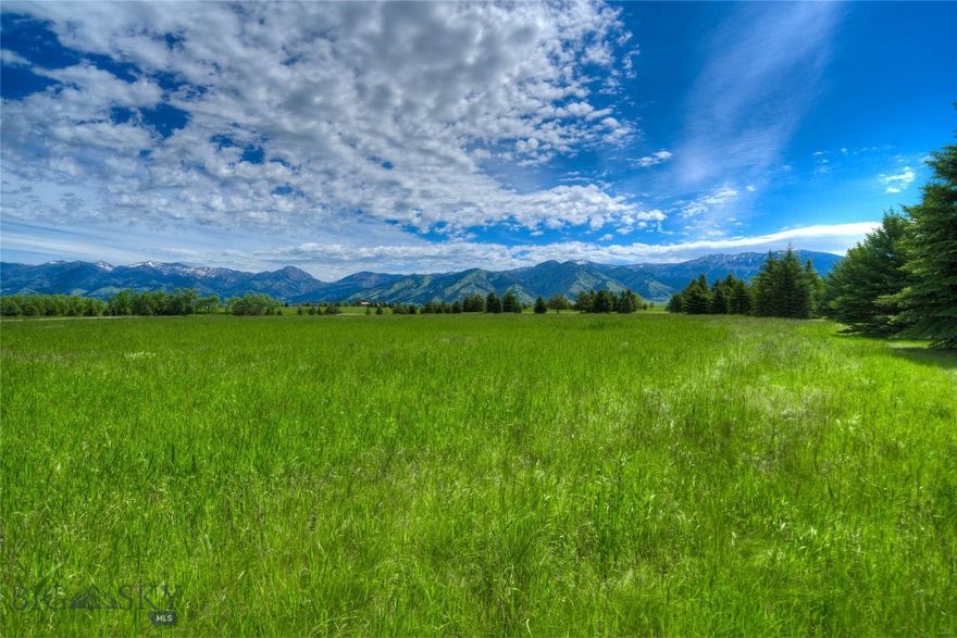 Seize this perfect opportunity to acquire almost two acres of prime residential land in which to build that perfect home in Bridge Lake Meadows community! Spectacular mountain views from all angles, abundant wildlife, access to the nature park and ponds, and private access to the East Gallatin River.  Masterfully developed Bridger Lake Meadows offers the best utilities, with natural gas, underground power, and internet.  Paved roads, mature trees, and well drafted covenants are here to protect your residential investment.  Prime location with a short drive to Downtown Bozeman, Bridger Creek Golf Coarse, Gallatin Field Airport, and the Bridger Bowl Ski Area. It checks all the boxes so come see this today!