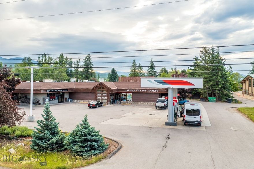 Great investment opportunity in the Flathead Valley with close proximity to Whitefish Lake/City Beach and the ski resort.  Convenient store and gas station in a prime location just on the edge of downtown Whitefish and the only store close to the base of Whitefish Mountain Resort.  Capture the high traffic count of recreation enthusiast including skiers and boaters of Whitefish Lake.  This business has been up and running for many successful years as a specialty grocery store that features a great selection of wine and craft beers and a hot deli area.  The larger convenient store condo is an expansive 5800 sq ft and comes complete with the real estate and the business.  The smaller 2971 retail space (condo) is currently being leased to a butcher shop.