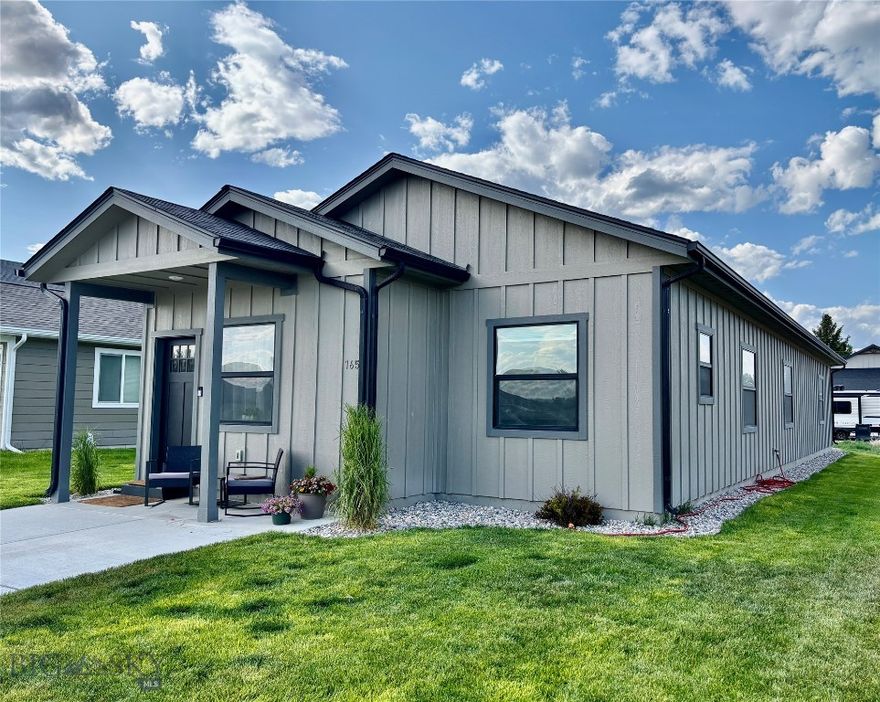 If you’ve been searching for an adorable home with personality and charm, this is it! This 2 bed, 2 bath home is perfectly sized with 1,082 square feet of efficient, thoughtfully designed living space with all the modern conveniences! Nestled in the sought-after Beaver Pride Phase 1 Subdivision, you’ll love being in one of the best neighborhoods Dillon has to offer — with quiet, well-kept streets and a welcoming community feel. From the moment you pull up, you’ll fall in love with the darling front porch — ideal for enjoying coffee in the morning or unwinding on warm summer evenings. Step inside to a bright, welcoming interior filled with natural light from large windows that make the space feel cheerful and inviting. The kitchen shines with beautiful countertops and rich, quality cabinetry, offering both style and functionality. The open layout makes the most of every inch, creating a comfortable and easy-to-live-in home. 
 The yard is beautifully landscaped with underground sprinklers, while the oversized 2-car garage offers plenty of room for your vehicles, toys, and storage. A gravel driveway in the back adds extra off-street parking, and the home is complete with gutters and insulated crawlspace for easy upkeep.
Best of all, you’re within easy walking distance to the grocery store, movie theater, restaurants, and other everyday conveniences. Whether you're looking for your first home, a smart investment property, or trying to downsize this one checks all the boxes! Cute, cozy, and move-in ready — this one's a GEM!