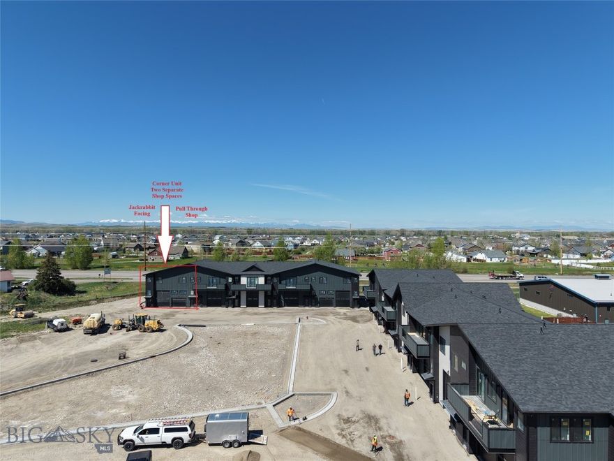 Introducing the Fremont Executive, the premier and largest floor plan available at Fremont Square, designed for those who require an unparalleled level of scale and functional versatility. This unique 3,517 sq ft +/- live-work property is strategically positioned with primary visibility along the Jackrabbit Lane corridor, offering immediate access to Big Sky, the airport, and downtown Bozeman. The main level features a massive 1,726-square-foot shop specifically engineered with a separated garage layout, allowing for the total physical delineation of private assets from professional operations or the housing of two independent commercial ventures. Equipped with pull-through capability, a dedicated shop bathroom, and high-clearance overhead doors, this workspace is optimized for heavy-duty logistics, high-volume inventory, or sophisticated workshops. Upstairs, the 1,791-square-foot residential suite stands as a masterclass in modern design, featuring a spacious three-bedroom, two-bathroom layout that flows seamlessly from a gourmet kitchen into an expansive living area. A 220-square-foot west-facing deck extends the living space outdoors, capturing views and the vibrant energy of Montana’s fastest-growing trade corridor. Whether utilized as a high-visibility corporate headquarters, a secure sanctuary for private collections, or a sophisticated mountain basecamp, the Fremont Executive offers a rare opportunity to consolidate high-level professional utility with an executive-level residential asset.