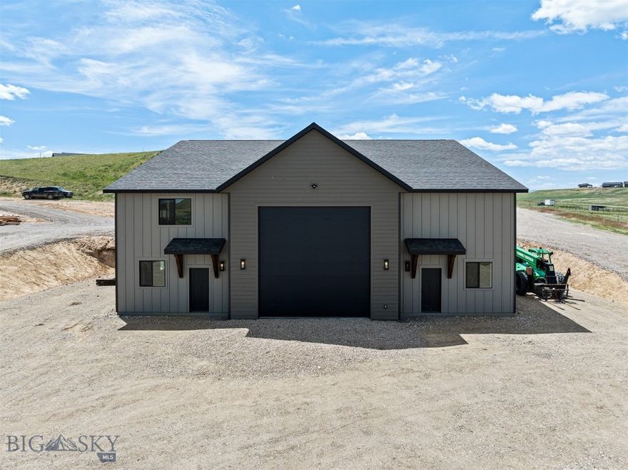 Prime for an expanding business, new business venture or simply toy and tool storage, 65 Lark Lane has it all!  Located just a short distance from the most friendly town in Montana, this shop checks the box for even the most ambitious of entrepreneurs.  Perfectly situated on 2.237 +/- acres of prime Montana beauty.   3,472 SF of heated area including 2,496 SF main level, 656 SF of second level storage and 320 SF of mezzanine provide for ample space of warm and weather free storage for work tools, toys, machines, classic cars or anything else one could dream of.  1,560 feet of covered non-heated area add more room for any task or situation that arrises.   A full bathroom is a wonderful addition to the beautiful property.  The 16'x16' commercial grade garage door allows plenty of room to get even the largest load of materials inside and out of the elements.  With low power and energy costs, new construction, and an ideal location there is something for everyone to enjoy with the property.