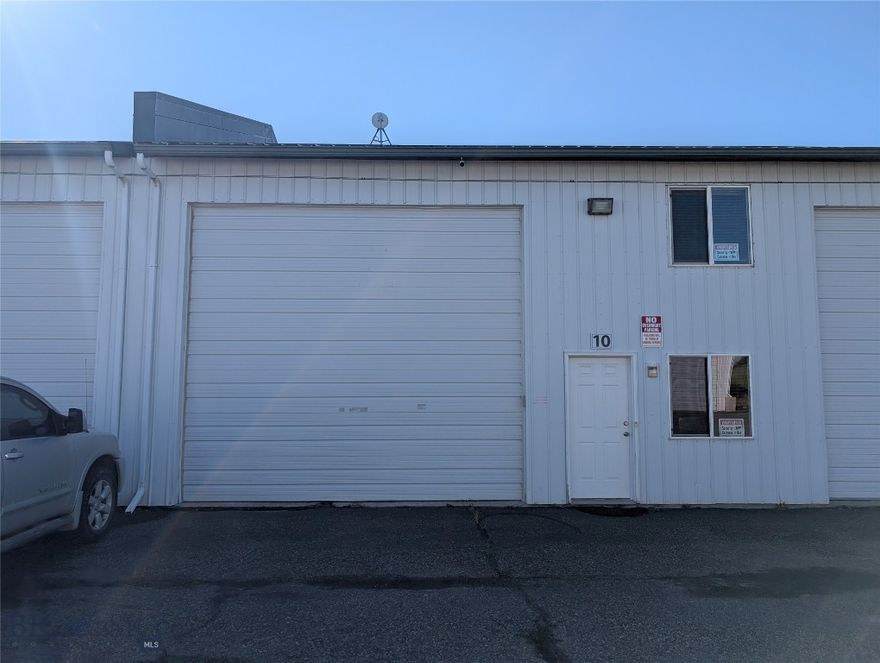 Prime Industrial & Office Space for sale in Belgrade. This versatile property offers approximately 1,800+/- square feet of combined warehouse and office space, perfect for businesses looking for a functional, secure, and convenient location. With approximately 800 sq. ft. of warehouse space and approximately 1000 sq. ft. of office space, this property is designed to meet a variety of industrial and commercial needs. This space is Ideal for storage, light manufacturing, or distribution. The warehouse is easily accessible with ample room for equipment and inventory. Office Space Includes 4 offices and one 3/4 bathroom, making it perfect for administrative functions, customer service, etc.. Light industrial zoning allows for a wide range of business operations, from manufacturing to warehousing and more. 30x40 Secure Yard Space with conex box is Fully enclosed, secure outdoor storage space for equipment, vehicles, or inventory. Easy access to major highways and Bozeman Yellowstone International Airport and the surrounding region, offering convenient transportation options. This property is ideal for businesses in need of a balanced combination of office and industrial space. Whether you're looking to expand, relocate, or start your business in a growing community, this space offers both practicality and security.