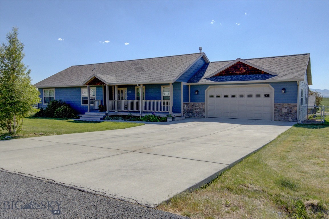 Big living in the Big Sky of Helena, MT right here! In a time where generational housing is sought after more than ever, this property might be just right for you. The home features a lovely covered front porch, 6 bedrooms, 3 full bathrooms. The primary floor includes a full kitchen and laundry, fireplace, owner suite, and two guest bedrooms. The lower level includes a full kitchen and living area, three bedrooms, full bathroom, utility room, and ample storage. With an attached two car garage and fully fenced yard, this home is turn-key ready for move-in. A very affordable HOA is $120/year and community water is $40/month. Located in the lovely and established Holmberg Estates Subdivision in the East Valley. You are a ten minute drive to Canyon Ferry Lake and Hauser Lake from here, so it's easy to get away for the weekends.