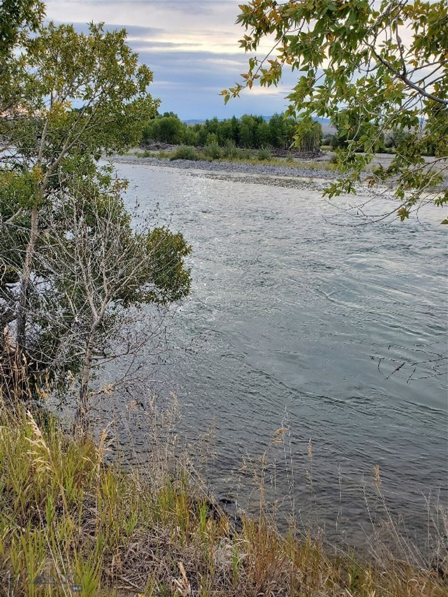 YELLOWSTONE RIVER FRONTAGE ~ WOW! Just picture the home of your dreams built on this beautiful lot and enjoy the amenities that this amazing parcel has to offer! 2.29 Acres with 160+ feet of river frontage and wrapped in fantastic mountain views. Mature trees along the shoreline give a clear indication of how well this property weathered the high water event of 2022. The Yellowstone River is the longest undammed river in the lower 48 states and this stretch is known for great trout fishing. In addition to the lovely setting with its therapeutic views, while living here you'll experience regular wildlife visits from the daily deer, the occasional bear, as well as a moose or two and river otters have been spotted, too. The water fowl viewing is daily activity...some are seasonal and others stay all year long. You’re bound to see bald eagles, golden eagles, geese, ducks, sand hill cranes, great blue herons, pelicans, swans, osprey, hawks, and owls. This spectacular property is conveniently located 10 minutes from downtown Livingston on a paved County maintained road. Can be sold with adjacent lot for a total of 4.58 acres and 325+ feet of river frontage for $1.4M.