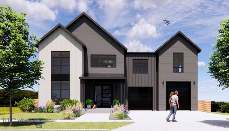 Located in the heart of South Bozeman, the Lagom D-4 is a thoughtfully designed residence offering over 3,330 square feet of modern living. This home includes four bedrooms, three and a half bathrooms, two living areas, a dedicated office, and an oversized two-car garage. Notable features include high-performance Euro-style windows by Innotech, curated LED lighting, an EnergyStar GE Cafe' appliance package, and soft-close, dovetail cabinetry. Sustainability and energy efficiency are central to the design, with an energy-efficient heating and cooling system, and EV charger readiness. Fully landscaped and fenced, each Lagom home merges Scandinavian architecture with the lifestyle and values of contemporary Bozeman. Designed locally by CP Build, these homes reflect an emphasis on simplicity, functionality, and environmental responsibility. Lagom (pronounced \lah-gome) is a Swedish term meaning "just the right amount"—a philosophy that perfectly captures the balance and intentionality of this exceptional property. Photos are of similar home.