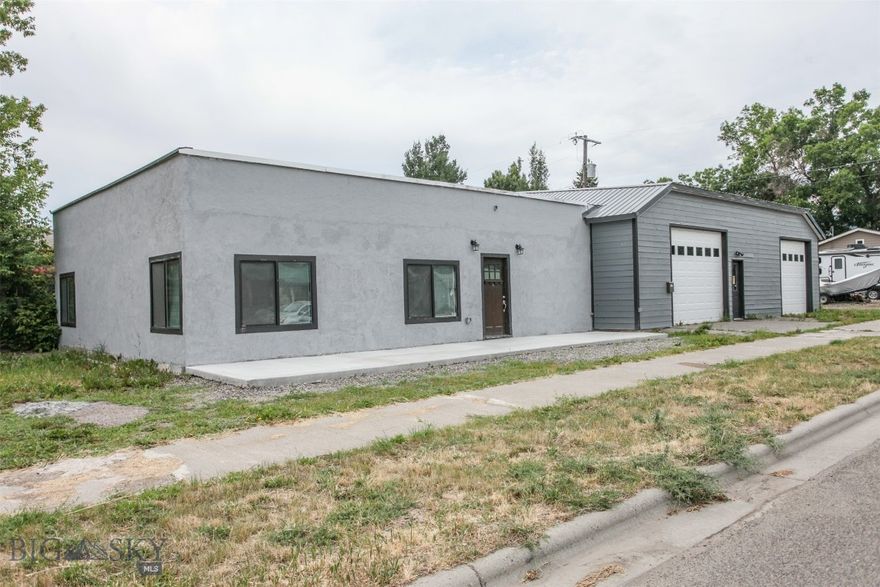 This is a unique opportunity to step into a project that's already well underway and make it your own. This charming 3-bedroom, 2-bathroom home features an open floor plan with updated electrical, plumbing, new windows, a new furnace, and a hot water heater. It just needs your finishing touches. It is being sold in the current condition, Buyers to finish the build out. Set on two lots, the property  includes a large 1,700± sq ft shop/garage—perfect for a workshop, storage, or hobby space. Use the additional adjoining lot for further potential to build a second home, or investment property. Whether you're an investor, builder, or someone looking to create their custom home, this property is full of potential. Come see the possibilities for yourself.