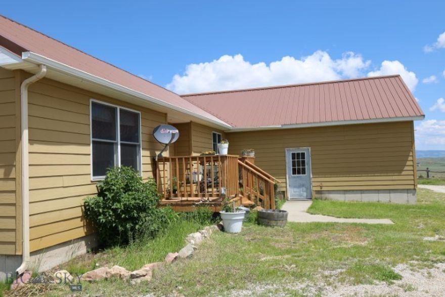 This quaint and quiet property is perfectly situated to view the beautiful Little Belt, Crazy and Castle Mountains.  The house has a nice open floor plan with ample space to entertain. The basement is fully finished with plenty of room for storage and a built in bar for more entertainment!  Sitting below the house is a 1920 log cabin used for additional sleeping space and/or a peaceful get away to unwind. You will also find a shop when you enter the property.  Call your favorite agent to view this special property!
