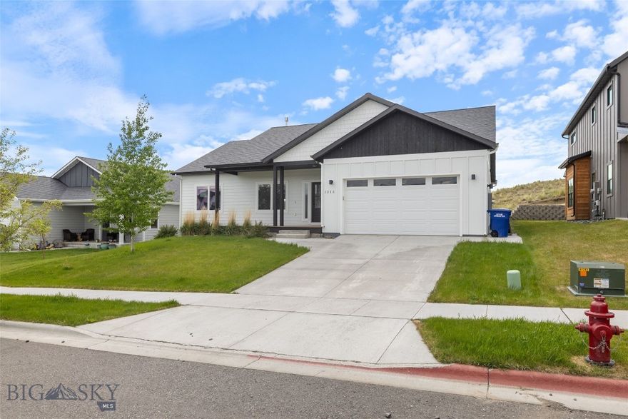 Take in the sweeping views of the Absaroka Mountains and enjoy the open space around the neighborhood from this fantastic home. Close to everything that Livingston has to offer, but in a neighborhood that feels quiet and removed from town, this property is located high up on the street means you can enjoy lovely views from many of its windows. When you step inside the front door you're greeted by tall vaulted ceilings in the main living area, and the open concept layout leads you straight into the kitchen and dining room. The comfortable master bedroom with ensuite bathroom features a lighted tray ceiling adding ambiance to the space. Two more bedrooms and another full bath ensures comfortable living throughout, while the garage is finished and gives you plenty of space for parking and storage. The back patio and yard integrate seamlessly with the open space and walking trails behind the house. With features including LVP flooring, a water softener, and A/C, there is so much to appreciate and enjoy about this home in Livingston. Call today to schedule your tour!