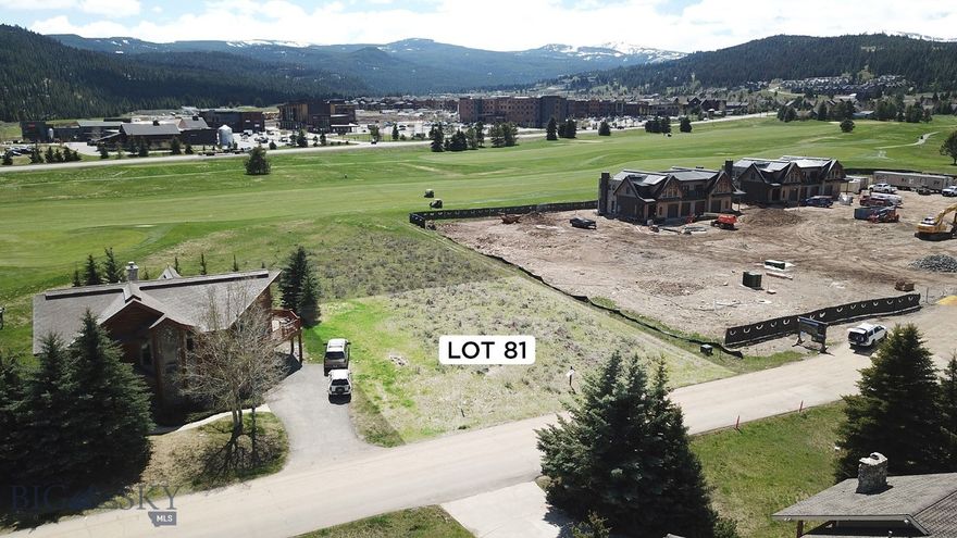 Fantastic Golf Course lot situated on Hole #11 of Big Sky Arnold Palmer Design course. Located near end of quiet cul de sac. South facing to maximize southern exposure. Yellowtail is a hidden Gem just mins away from all the conveniences of the Meadow village and Town Center amenities. Located next door to the luxury development Yellowtail Residences. Bank, Post Office, Grocery store and restaurants all just a quick drive, bike our walk. Bonus open space between lot and 11th hole make this a jewel for future build site. Nordic ski trail system out your door with Big Sky Mountain Resort 10 mins to base area.