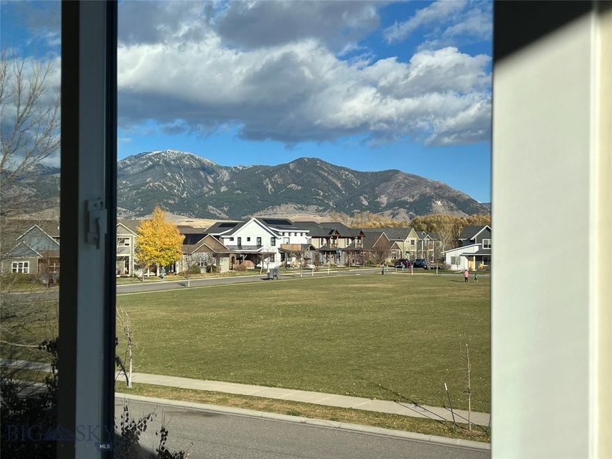 Don't miss out on this wonderful, park-side, 4 bed 2.5 bath home in the heart of North Bozeman. Enjoy a pristine view of the Bridger Mountain range that's protected by the park right out side your front door. This home has an attached, 2 car garage out back, and plenty of street parking out front so you can easily come and go as you travel around the greater Bozeman area and beyond. Less than 10 minute drive to Montana State University Campus, a 5 minute drive to downtown Bozeman food and shopping, less than an hour to Bridger Bowl, and just over an hour to Big Sky. Also walking distance from Bozeman High.

The beautiful mountain views and natural lighting pour into this home. Kitchen and bathrooms have quartz countertops and gorgeous finishes. Come and see what makes this property so special, in the heart of the town people can't get enough.