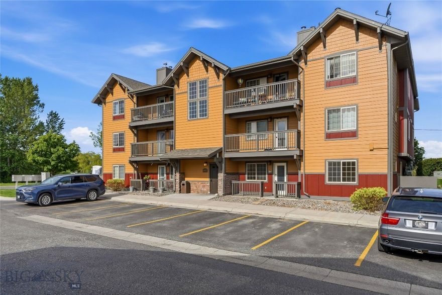 This ground floor unit, with a one car detached garage, has the convenience of a private entrance, nice when bringing home groceries and great when entertaining company. The bright, open floorplan connects the living and dining areas. The living room features a tiled, gas fireplace and the kitchen has stainless steel appliances. Two bedrooms, one primary, and the second offering a work from home option or a nice guest bedroom. Located near local schools, both public and private, and parks for walking the dog or just getting some exercise. The complex offers a community exercise room. Great east side placement in the building and convenient location to local shopping, restaurants, and other amenities. This condo is ideal for those seeking a functional yet cozy living space. Some photos have been virtually staged.