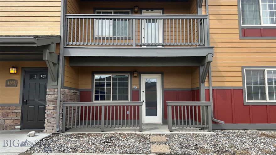 This ground floor unit, with a one car detached garage, has the convenience of a private entrance, nice when bringing home groceries and great when entertaining company. The bright, open floorplan connects the living and dining areas. The living room features a tiled, gas fireplace and the kitchen has stainless steel appliances. Two bedrooms, one primary, and the second offering a work from home option or a nice guest bedroom. Located near local schools, both public and private, and parks for walking the dog or just getting some exercise. The complex offers a community exercise room. Great east side placement in the building and convenient location to local shopping, restaurants, and other amenities. This condo is ideal for those seeking a functional yet cozy living space.
