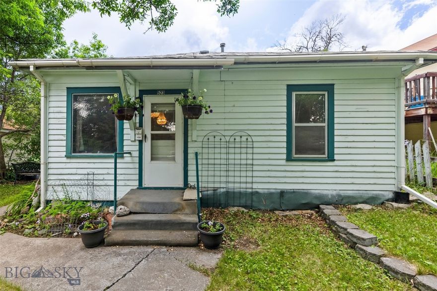Just envision all the possibilities this Circa 1919 home tucked away in mature landscaping has to offer!  
One level living with 3 bedrooms, 1 bath, fenced yard, off street parking and room to build a garage/ADU.  
What a wonderful opportunity to purchase a property that is just waiting for transformation while you enjoy 
everything Livingston and the surrounding areas provide.